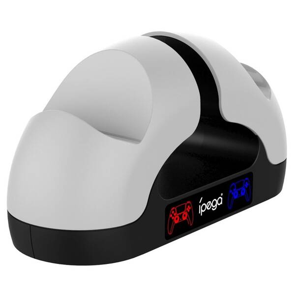 Dokovací stanice iPega P5008 Fast Charger pro PS5 Controller černá/bílá

