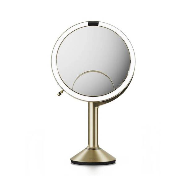 Kosmetické zrcátko Simplehuman ST3077 mosazné

