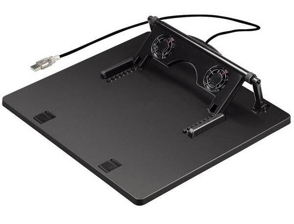 Chladící podložka pro NTB Hama 1x větrák, USB, pro 17,3" černá

