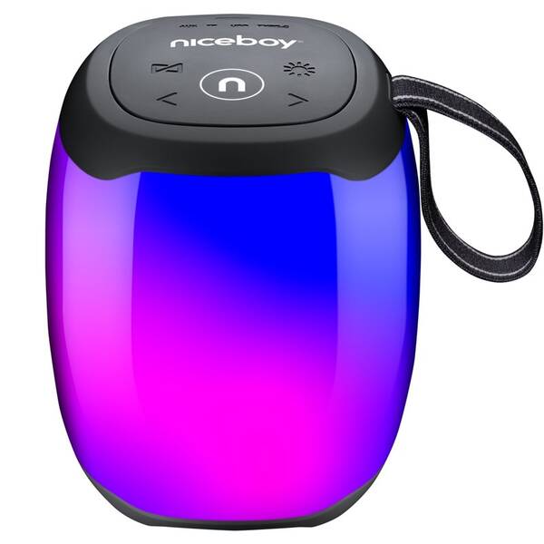 Přenosný reproduktor Niceboy RAZE Neon černý

