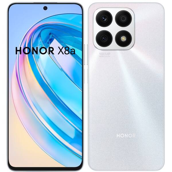 Mobilní telefon HONOR X8a 6 GB / 128 GB stříbrný

