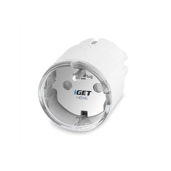 Chytrá zásuvka iGET HOME Power 1 Wi-Fi zásuvka s měřením spotřeby, 3680W bílá


