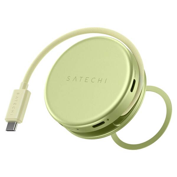 USB Hub Satechi On-the-Go 5 v 1 (1x HDMI 4K 60Hz, 1x USB-C, 1x USB-A 3.0, 1x USB-C PD 60W, 1x SD) žlutý

