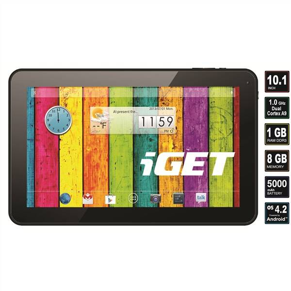 Dotykový tablet iGET COOL N10D černý

