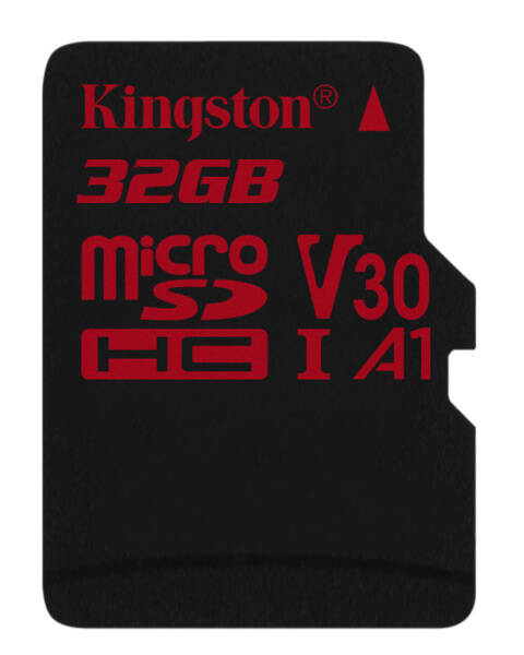 Paměťová karta Kingston microSDHC 32GB UHS-I U3 (100R/70W) 

