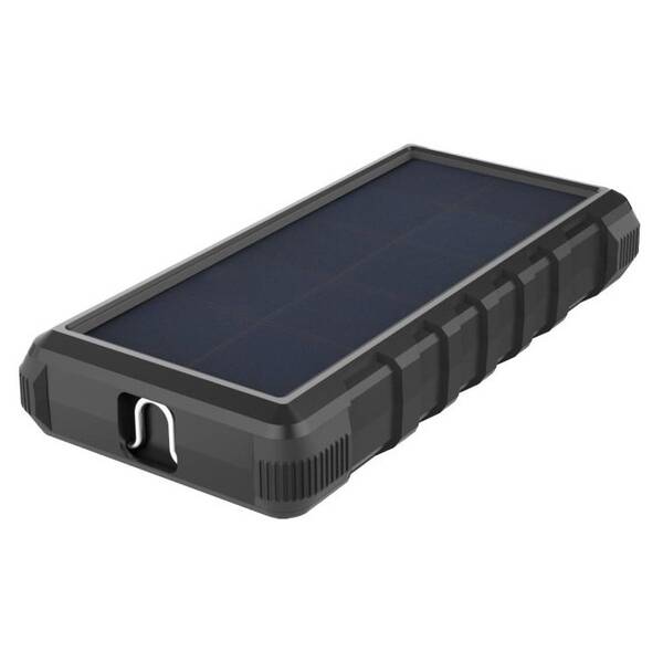 Powerbanka Viking W24W 24000 mAh, solární outdoorová černá

