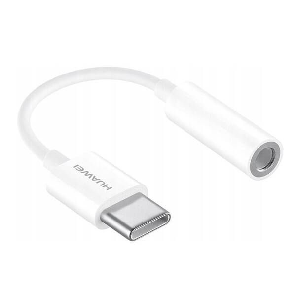 Redukce Huawei Jack 3,5mm / USB-C bílá

