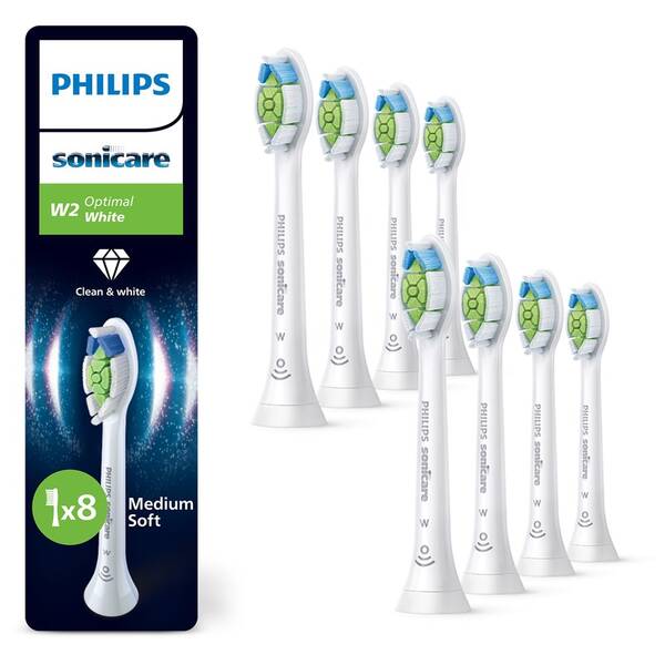 Náhradní hlavice Philips HX6068/87 (8 ks) bílá

