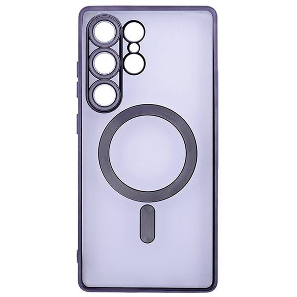 Kryt na mobil WG Magic Eye Magnet na Samsung Galaxy S25 Ultra 5G černý/průhledný


