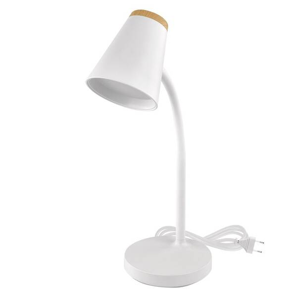 Stolní LED lampička EMOS Tara, 5 W, LED integrované, IP20 bílá

