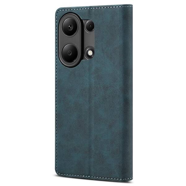 Pouzdro na mobil flipové Lenuo Leather na Xiaomi Redmi Note 13 Pro modré

