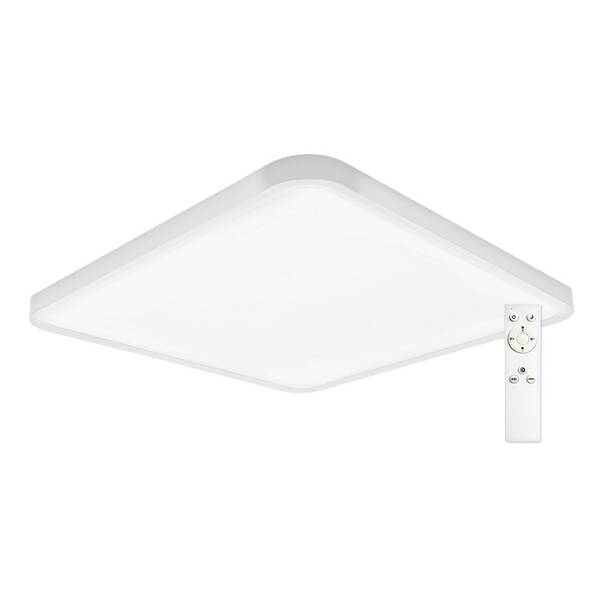 Stropní svítidlo Top Light Revit H50B RC, s dálkovým ovládačem, 50W, 5000lm, stmívání, paměť, 50x50cm bílé

