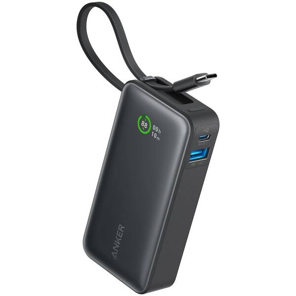 Powerbanka Anker Anker 545 10000mAh, 30W s kabelem USB-C černá

