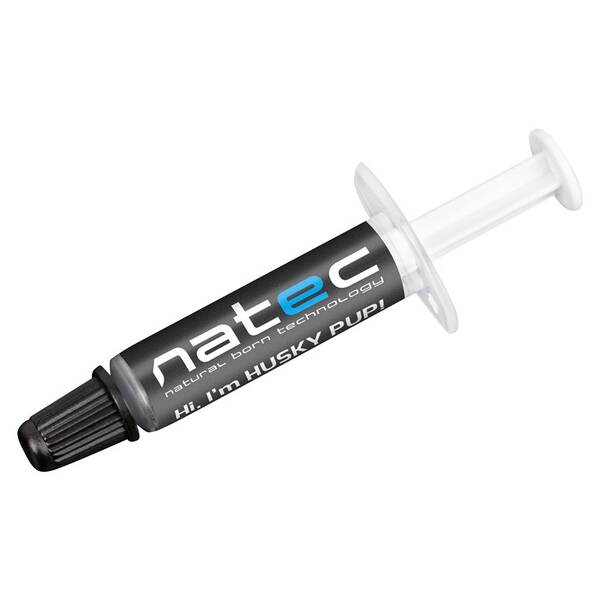 Teplovodivá pasta Natec Husky, 0,5g šedá

