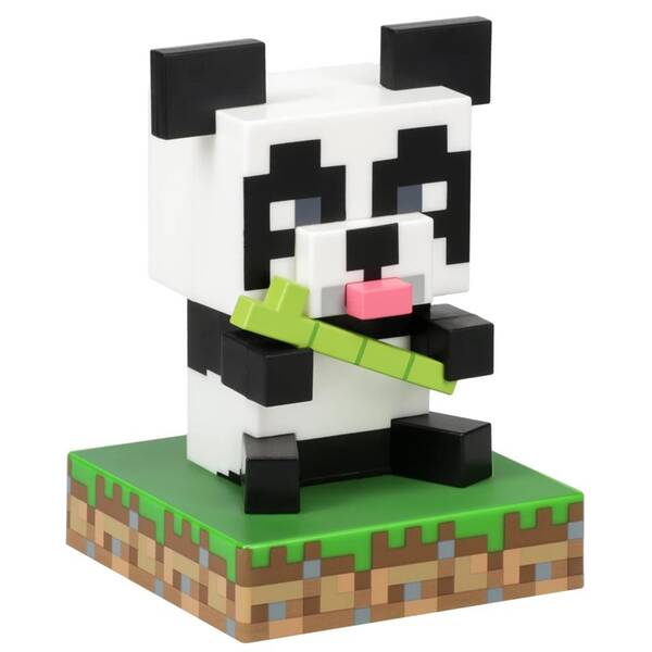 Dekorativní LED Paladone Minecraft Panda černá/bílá/zelená

