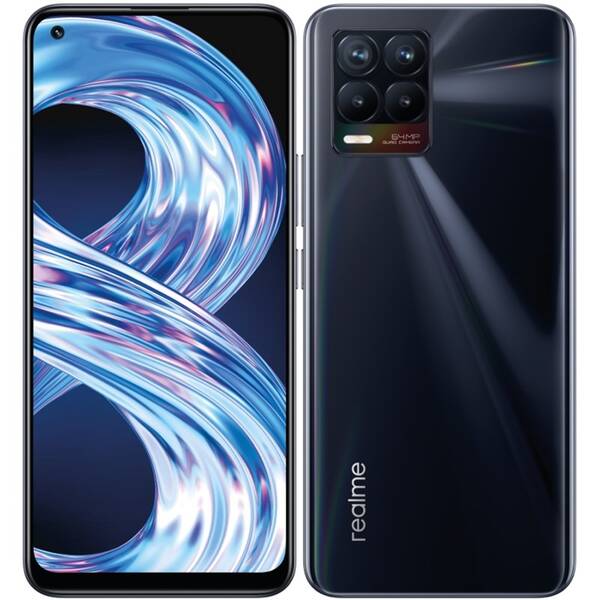 Mobilní telefon realme 8 4/64 GB - Punk Black 

