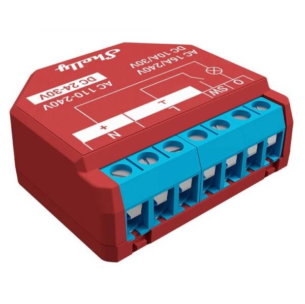 Modul Shelly 1PM Plus, spínací, WiFi 

