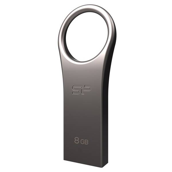 USB Flash Silicon Power Jewel J80 8 GB stříbrný

