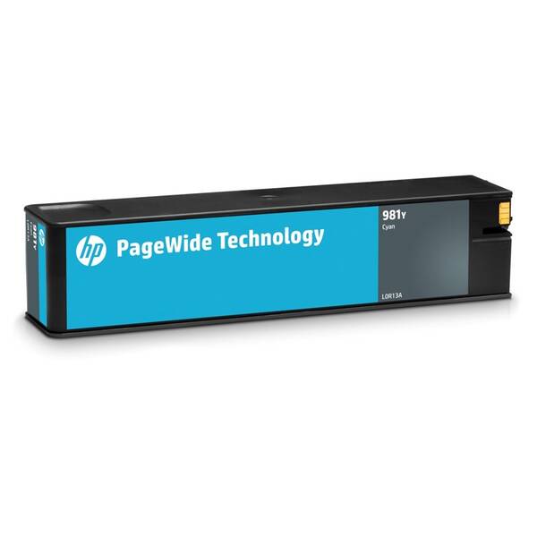 Inkoustová náplň HP 981Y, 16 000 stran azurová

