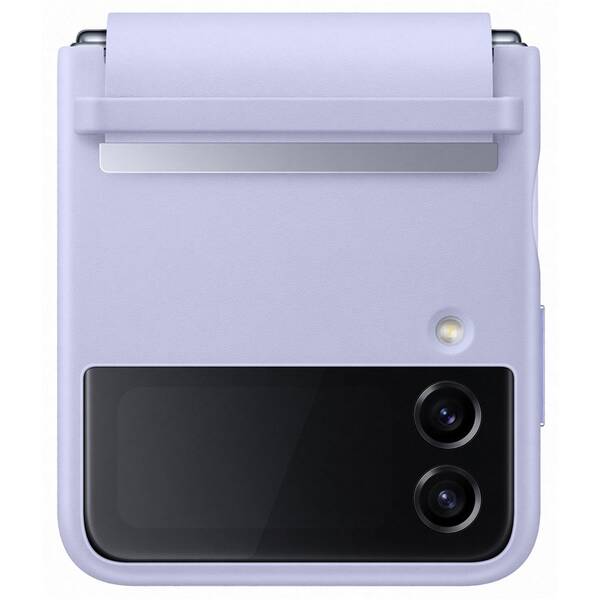 Kryt na mobil Samsung Galaxy Z Flip4 Flap Leather fialový

