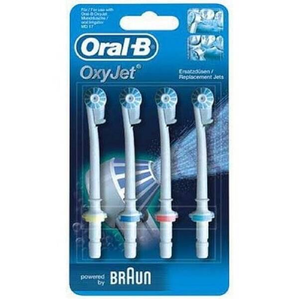 Náhradní trysky Oral-B ED17-4 (4 ks) bílá

