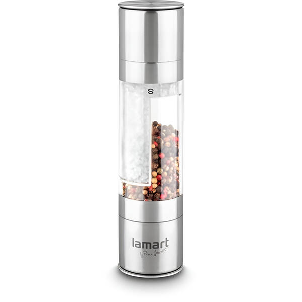 Mlýnek na sůl a pepř Lamart Tube (LT7014) nerez

