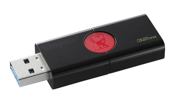 USB Flash Kingston 32GB černý/červený

