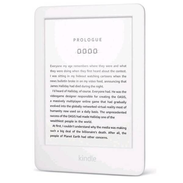 Čtečka e-knih Amazon Kindle Touch 2019 s reklamou bílá

