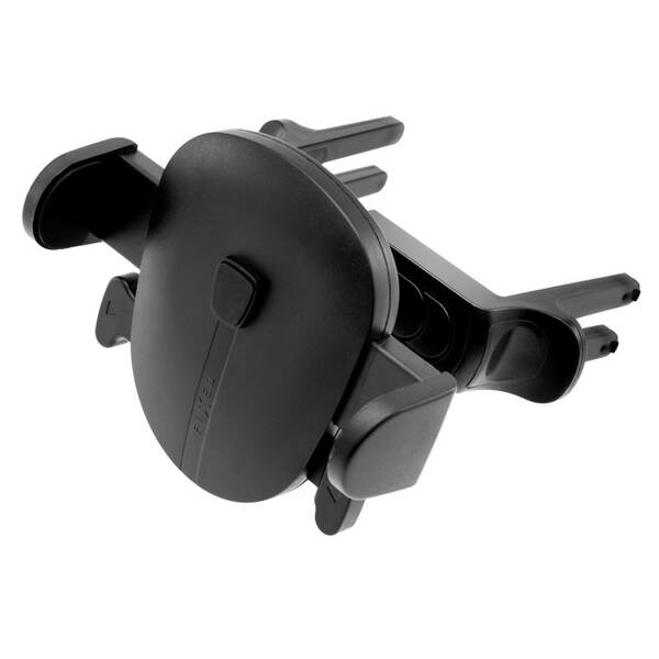 Držák na mobil FIXED Click Round s uchycením do kulaté mřížky ventilace černý

