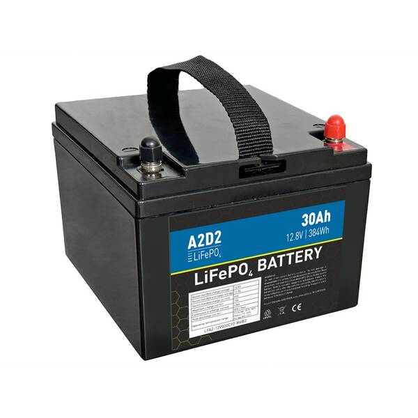 Akumulátor Avacom A2D2 baterie LiFePO4 12,8V 30Ah M6 černý

