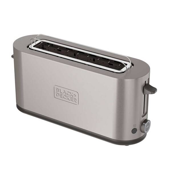 Topinkovač Black+Decker BXTO1002E stříbrný

