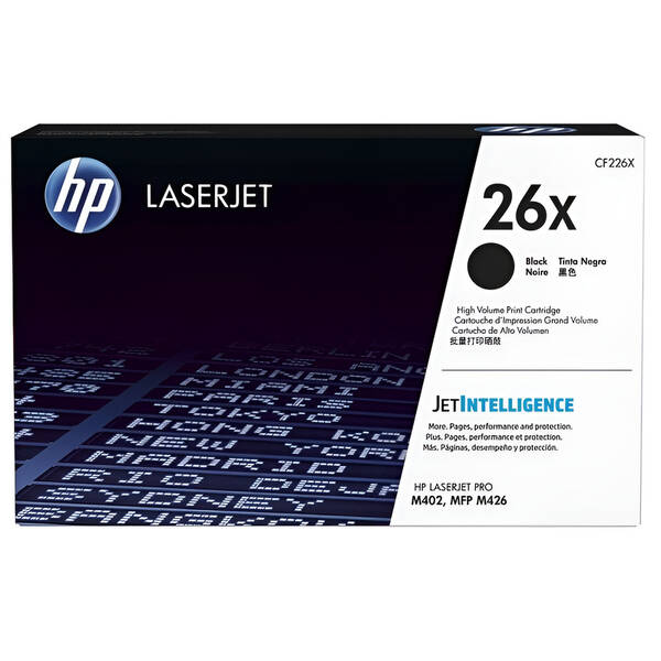 Toner HP 26X, 9 000 stran černý

