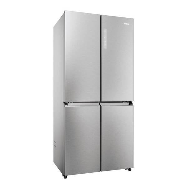Americká lednice Haier HCR7818DNMM stříbrná

