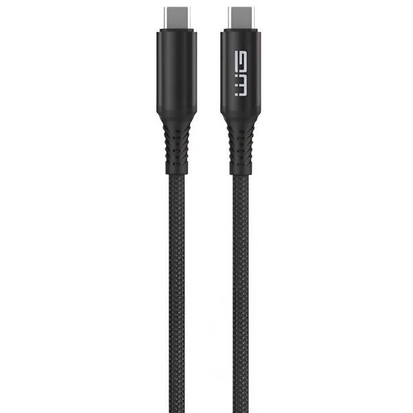 Kabel WG USB-C/USB-C 240W 1 m černý

