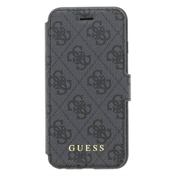 Pouzdro na mobil flipové Guess Charms Book Case 4G na Apple iPhone 7/8 šedý

