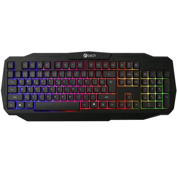 Klávesnice C-Tech Arcus, CZ/SK černá

