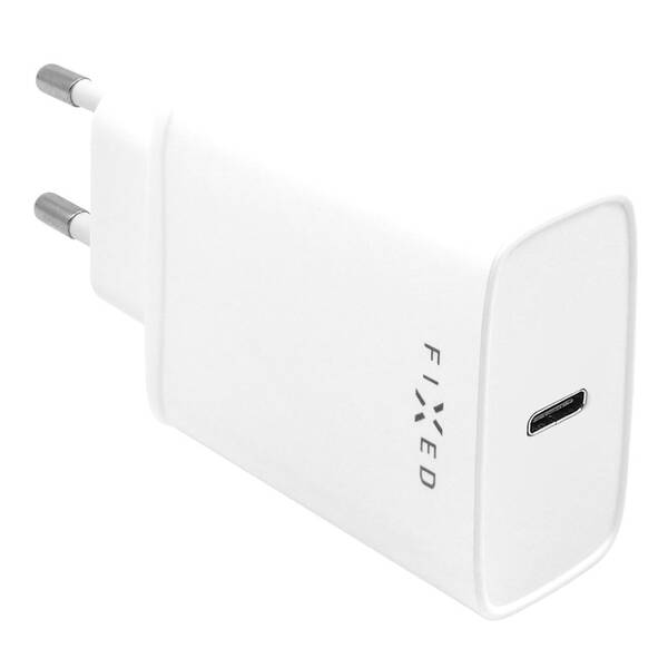 Nabíječka do sítě FIXED USB-C PD 20W bílá

