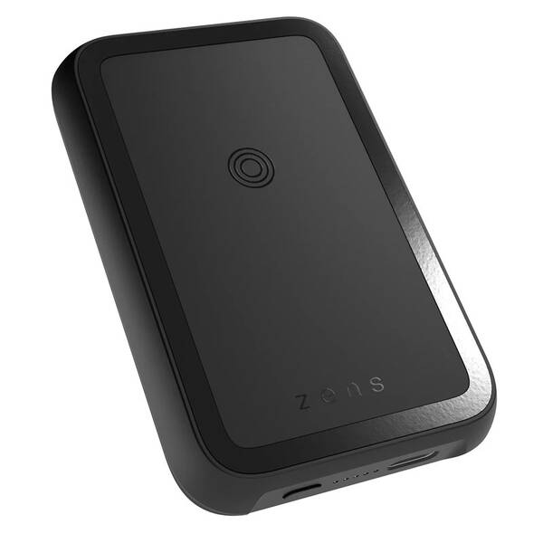 Powerbanka ZENS Magnetic Single 4000 mAh se stojánkem černá


