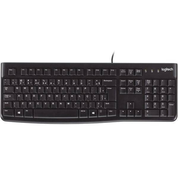 Klávesnice Logitech K120 CZ/SK černá

