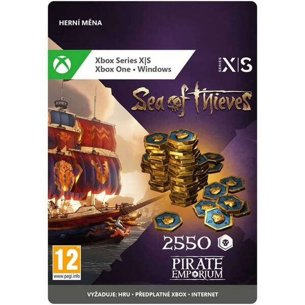  Microsoft Sea of Thieves Captain's: Ancient Coin Pack - 2550 Coins - elektronická licence 

