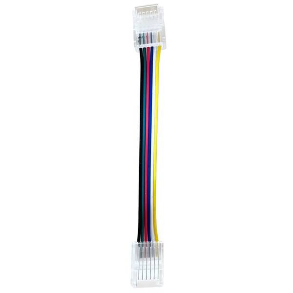 Konektor IMMAX CLICK 12mm s kabelem 10cm, RGB+CCT, 6pin 

