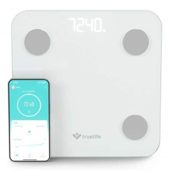 Osobní váha TrueLife FitScale W1 BT White bílá


