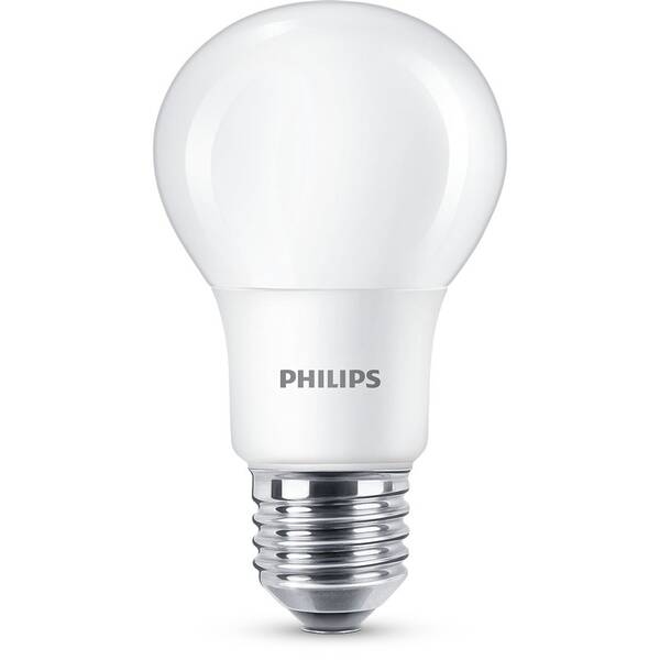 Žárovka LED Philips klasik, 5,5W, E27, teplá bílá 

