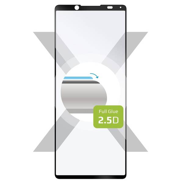 Tvrzené sklo FIXED Full-Cover na Sony Xperia 5 III černé

