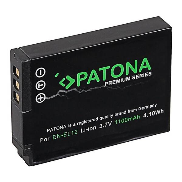 Baterie PATONA pro Nikon EN-EL12 1100mAh Li-Ion Premium 

