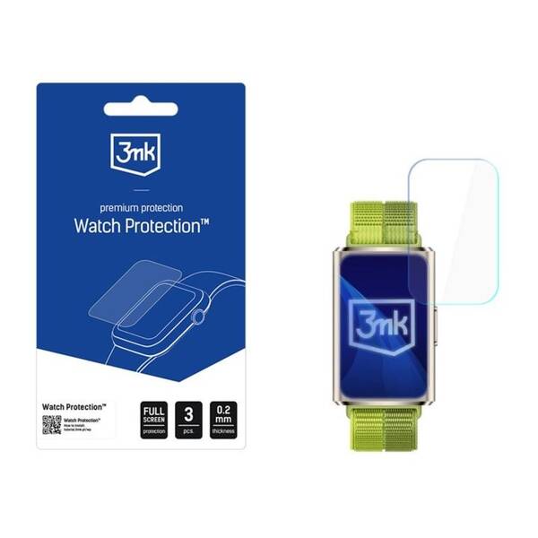 Hybridní ochranné sklo 3mk Watch Protection ARC na Huawei Band 11 Pro průhledné


