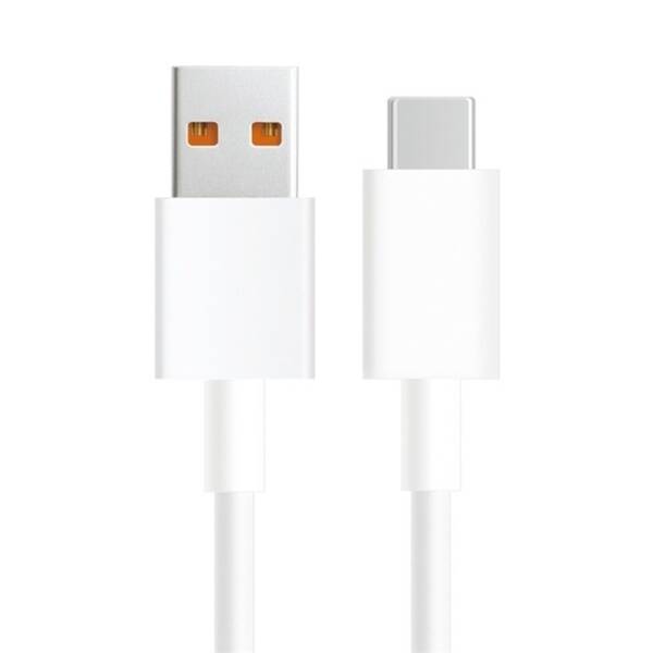 Kabel Xiaomi USB-A/USB-C, 6A, 1 m bílý

