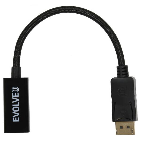 Redukce Evolveo DisplayPort/HDMI černá

