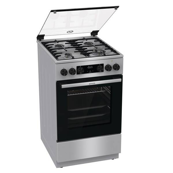 Kombinovaný sporák Gorenje MEKS5141X nerez

