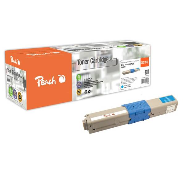 Toner Peach OKI 44469706, 2000 stran azurový

